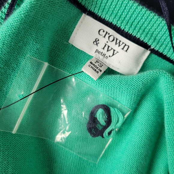 NWT Crown & Ivory Abstract Umbrella Knit Sweater - Picture 10 of 12